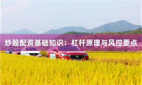 炒股配资基础知识：杠杆原理与风控要点
