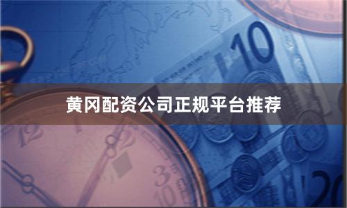 黄冈配资公司正规平台推荐